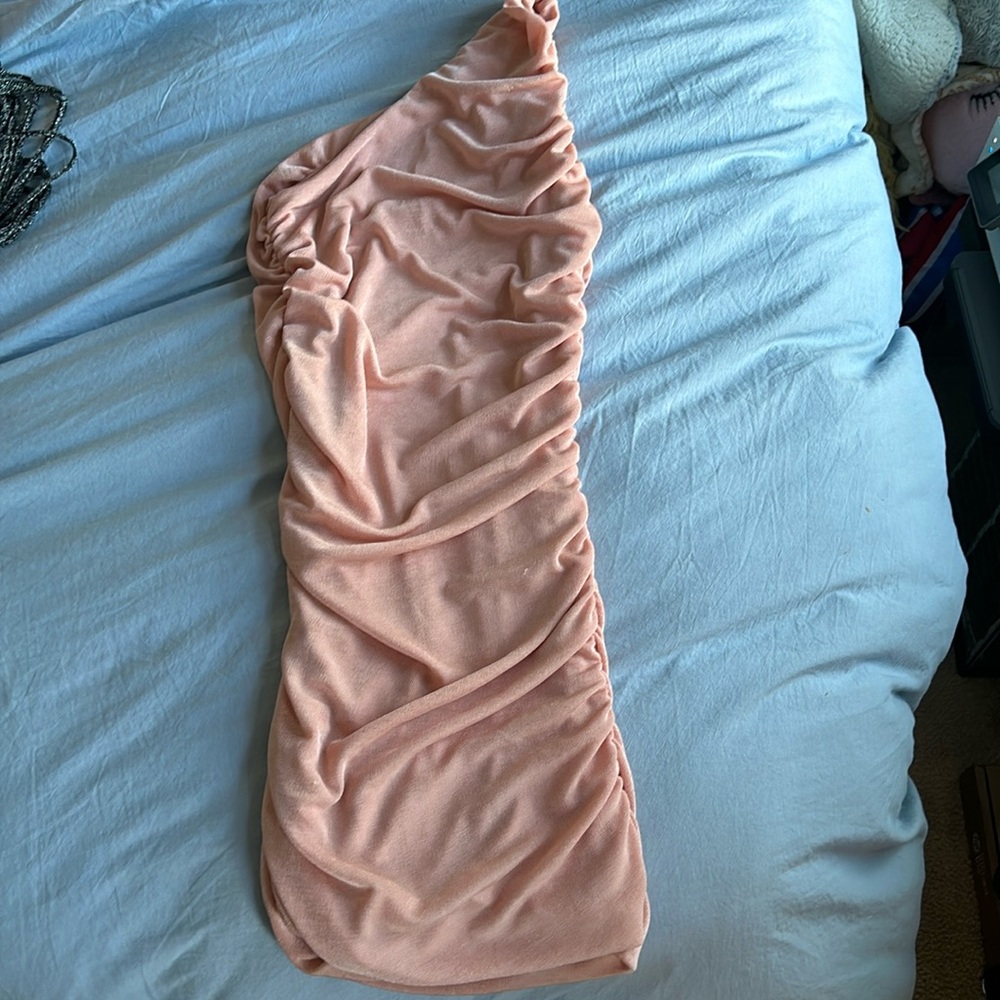 Light pink cocktail dress